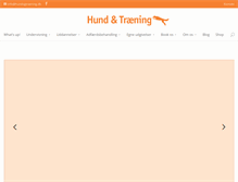 Tablet Screenshot of hundogtraening.dk